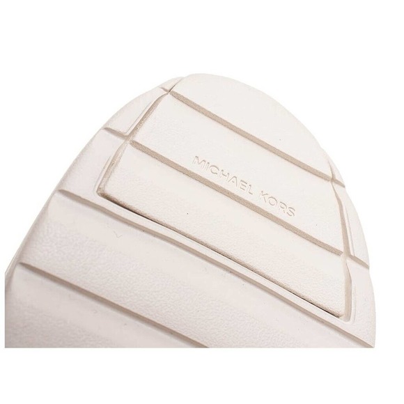 Michael Kors Robbie Stretch Knit MK Logo Bootie Boot Sneaker Khaki 6.5/7 Nib$245 - Picture 9 of 9